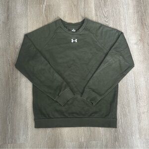 Under Armour Men's Olive Green Crewneck Sweater